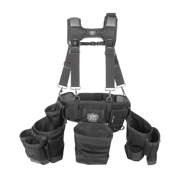 Pull R Holdings Dead On Framer'S Suspension Rig, 52 In Waist, Cordura Ballistic Nylon, Black, 19-Pocket DO-BSR